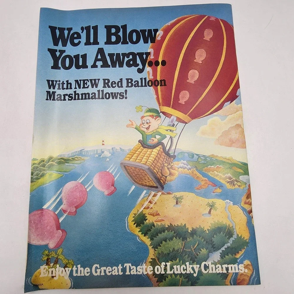Vintage Lucky Charms Games Junior June/July 1989 General Mills‎ Special Edition
